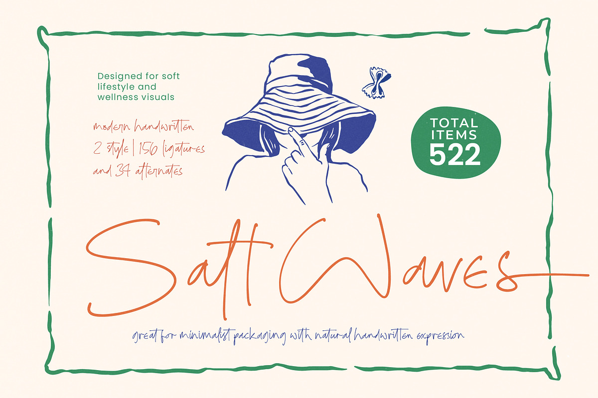 Salt Waves Modern Handwritten Font, a Script Font by stylishtype.co (Photo 1 of 20)