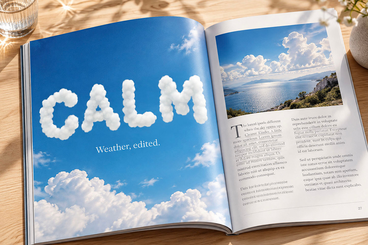 White Clouds Font, a Sans Serif Font by Handmadefont (Photo 5 of 13)