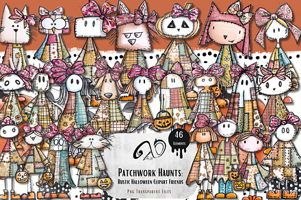 Patchwork Haunts: Rustic Halloween