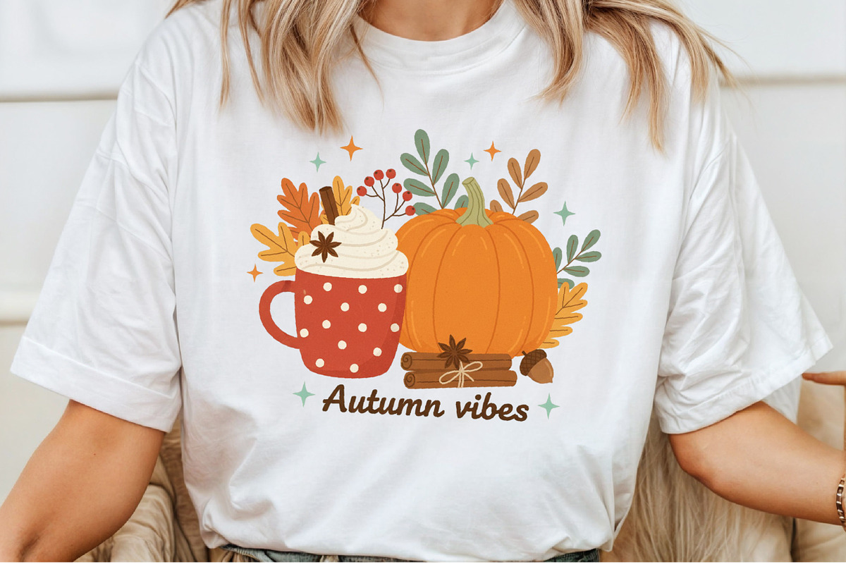 Autumn Vibes PNG, an Illustration by Craft Nest (Photo 4 of 6)