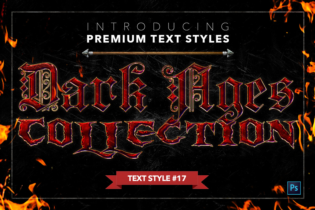 Dark Ages #2 - Text Styles, a Layer Style Add-On by Jonas Stensgaard (Photo 18 of 28)