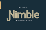 Nimble, a Sans Serif Font by twinstd (Thumbnail 1 of 11)