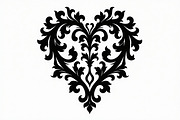 Romantic Lace Heart Clipart, an Illustration by Artivon (Thumbnail 5 of 21)