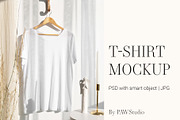 T-shirt Mockup 3001 Mock Up, a Product Mockup by PawMockups (Thumbnail 1 of 7)