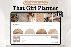 Notion Template, Notion Life Planner