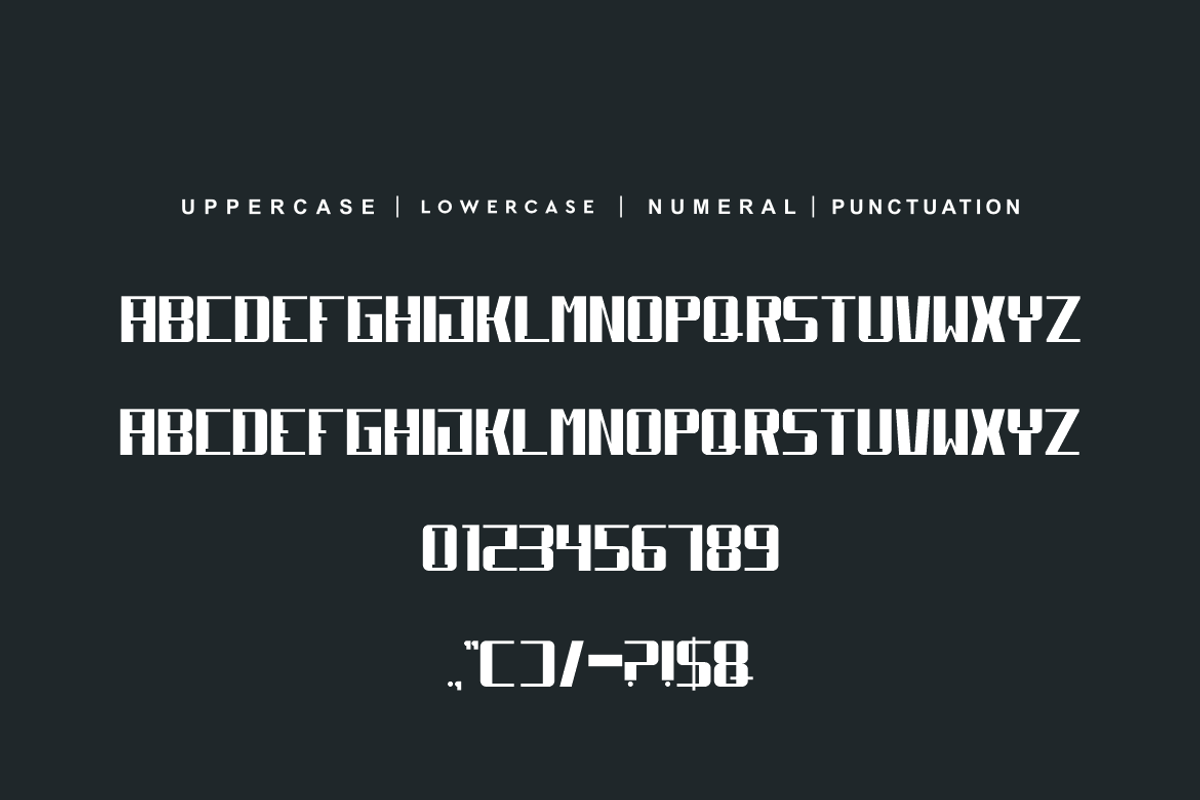 Demon Hunter, a Sans Serif Font by alon kelakon (Photo 5 of 6)