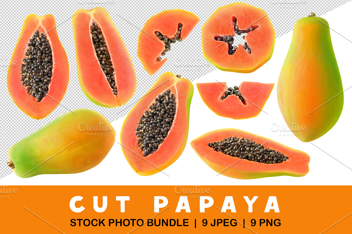 Colorful papaya, an Object Graphic by Fruits+Veggies (Photo 1 of 7)