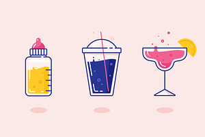 Drinks illustrations