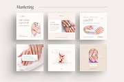 Nail Tech Instagram templates, a Social Media Template by LiliesandBerries (Thumbnail 9 of 21)