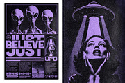 Brutalist Anomalies Poster Set, a Poster Template by Black Cat Studio (Thumbnail 3 of 11)