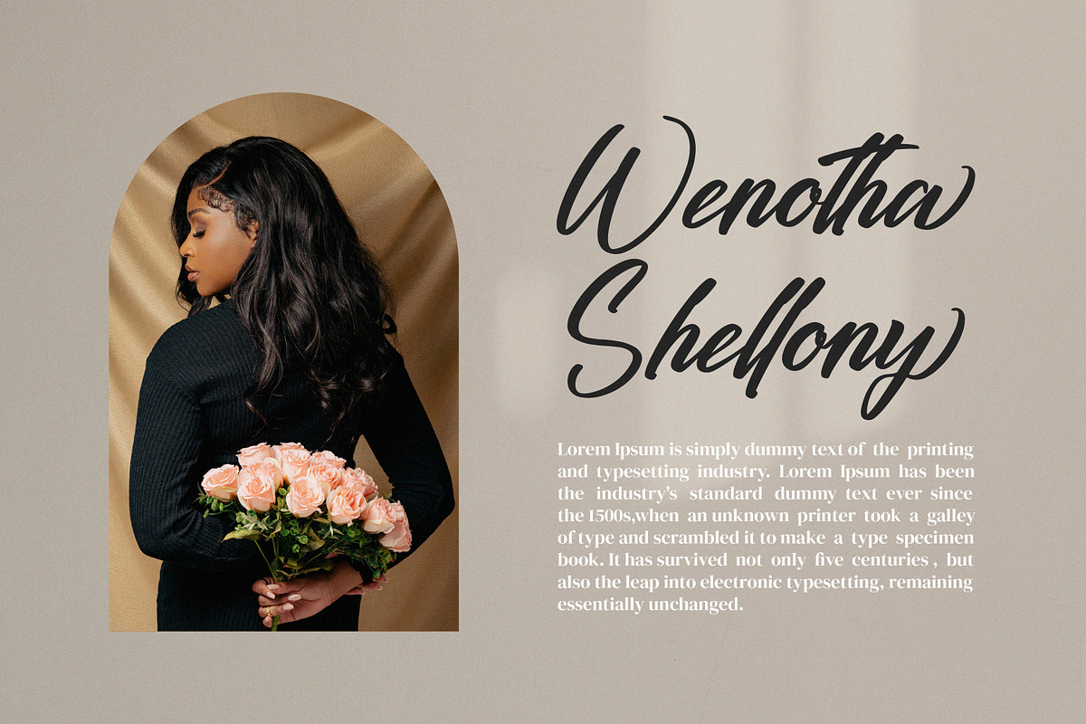 Rosemarie, a Script Font by Goresan Studio (Photo 2 of 15)