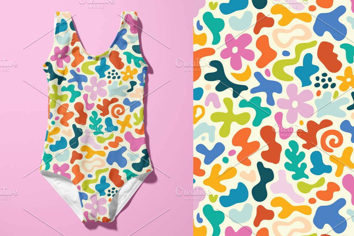 Playful Organic Shapes, a Pattern Graphic by PenguinHouse (Photo 2 of 7)