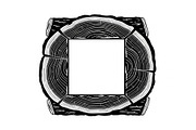 Rustic Wood Slice Frame Bundle, an Illustration by yasushie (Thumbnail 18 of 31)