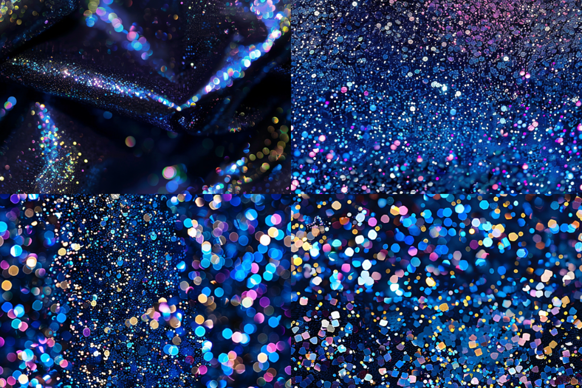 Navy Holographic Glitter Seamless, a Pattern Graphic by PrintablesByFranklyn (Photo 6 of 6)