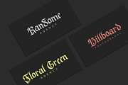 Foldaky Shield Blackletter Font, a Blackletter Font by skiiller studio (Thumbnail 4 of 7)