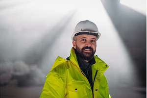 Portrait of construction foreman in, an Industrial Photo by HalfPoint