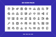 Question icons, an Outline Icon by Wencory (Thumbnail 1 of 2)