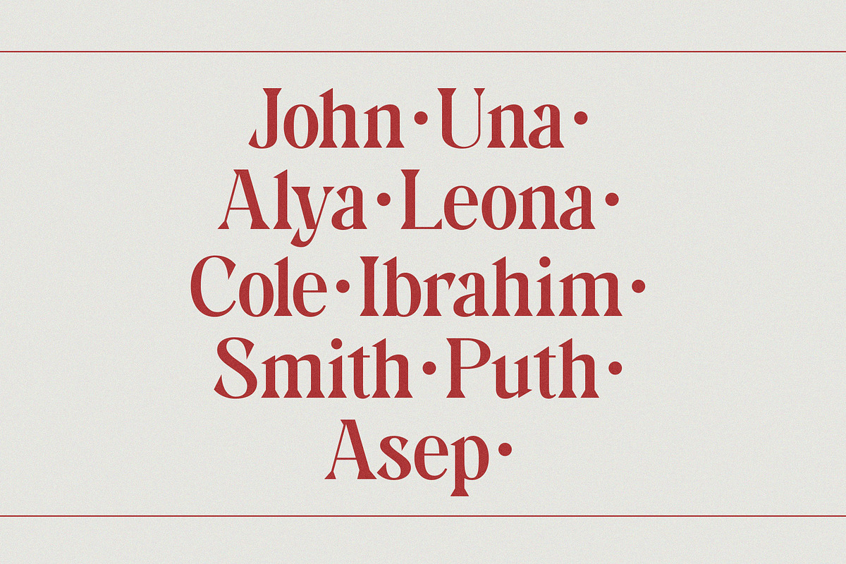 Rightens - Oldstyle Display Serif, a Serif Font by Jimoji (Photo 6 of 11)