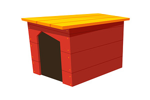 Dog house icon. Cartoon pet, an Animal Illustration by the8monkey