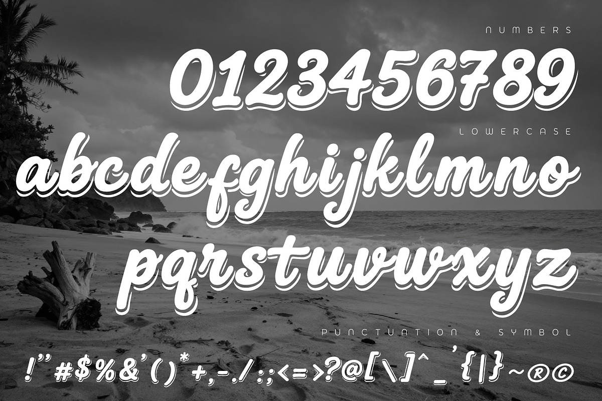 SunnyPath - Wander Freely Typeface, a Script Font by HypeWorksCo (Photo 7 of 7)