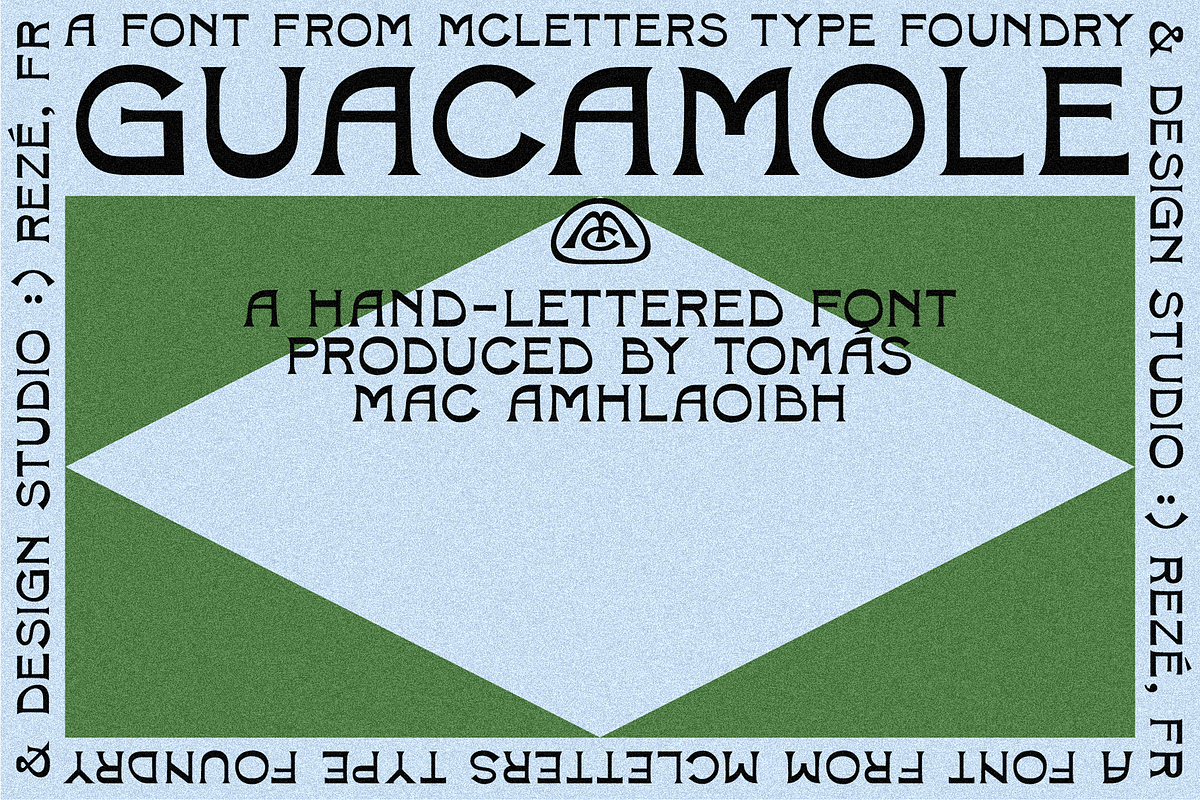 MC Guacamole, a Font by McLetters (Photo 1 of 4)