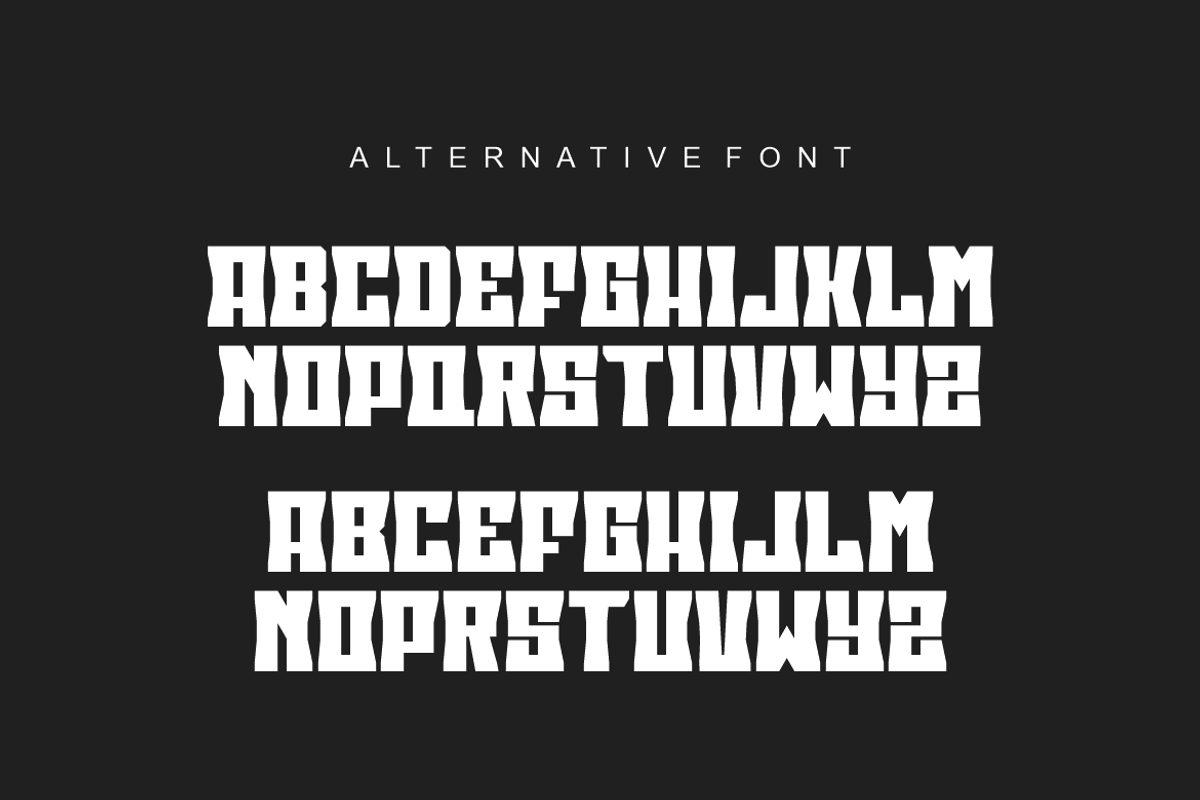 Nasipen Gohenos, a Sans Serif Font by QR Design Studio (Photo 6 of 7)