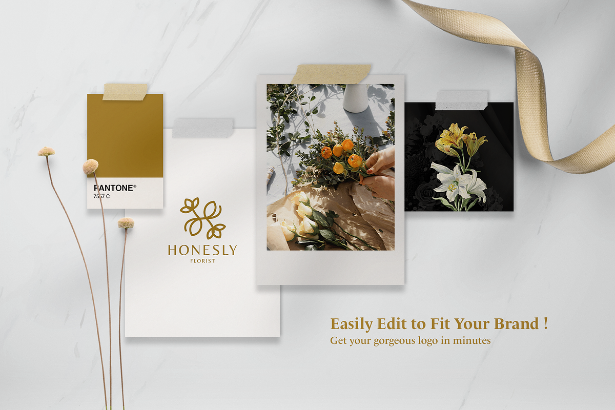 Luxury Monogram Logo Template, a Branding & Logo Template by Rukuru Studio (Photo 4 of 6)