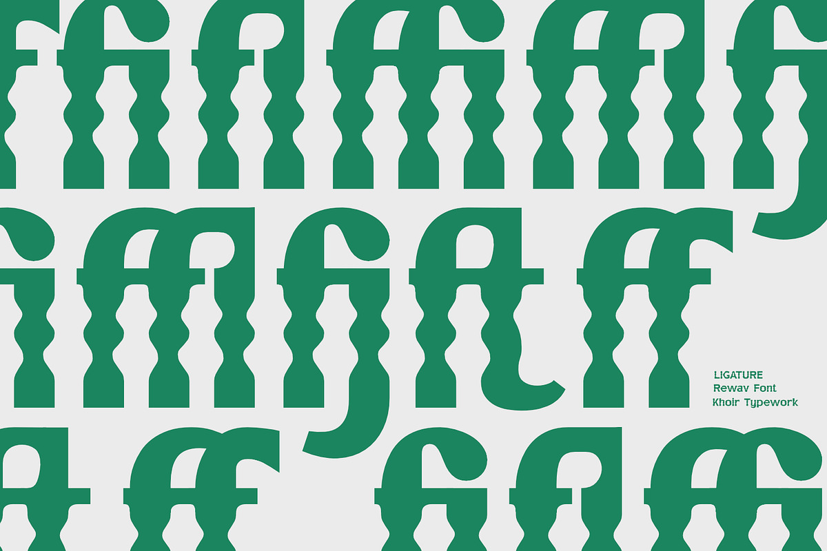 Rewav - Display Font, a Sans Serif Font by Khoir (Photo 9 of 11)