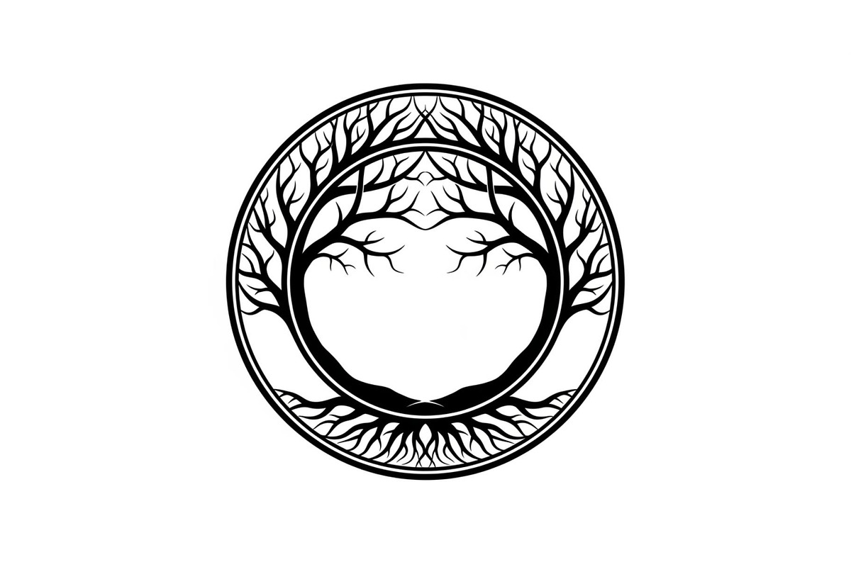 Tree of Life Circle Frame Bundle, an Illustration by Gaye Art (Photo 15 of 51)