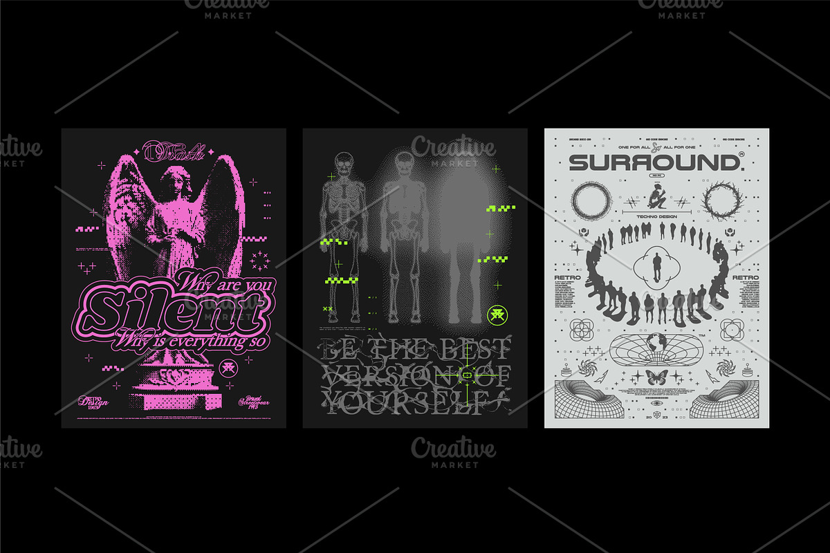 BRUTALISM PRINTS // POSTERS, an Object Graphic by BonkiStudio (Photo 8 of 12)