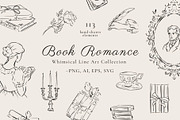 Vintage Literary Line Art collection, a Decorative Illustration by Eva Gentle (Thumbnail 1 of 13)
