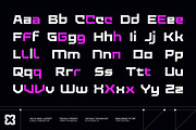 Clockyn - Futuristic & Bold Expanded, a Sans Serif Font by Typia Nesia (Thumbnail 2 of 11)