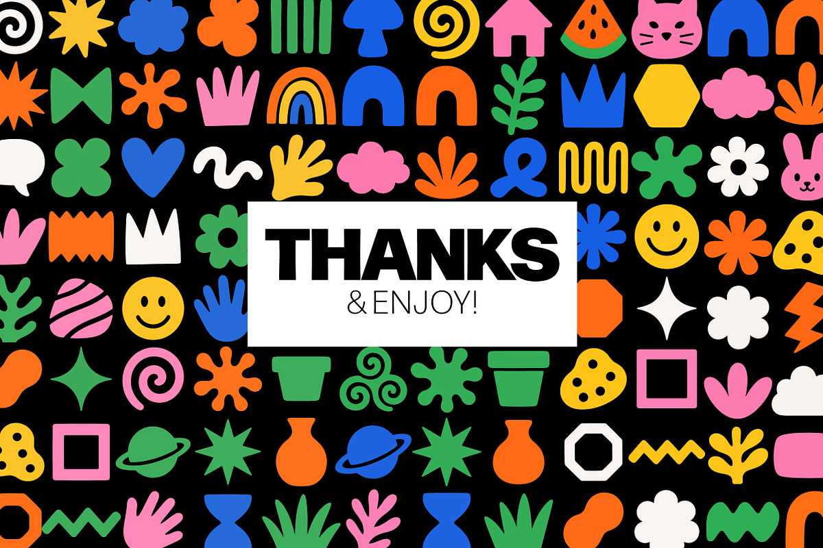 Colorful Doodle Elements, an Object Illustration by Pixels.Craft (Photo 10 of 10)