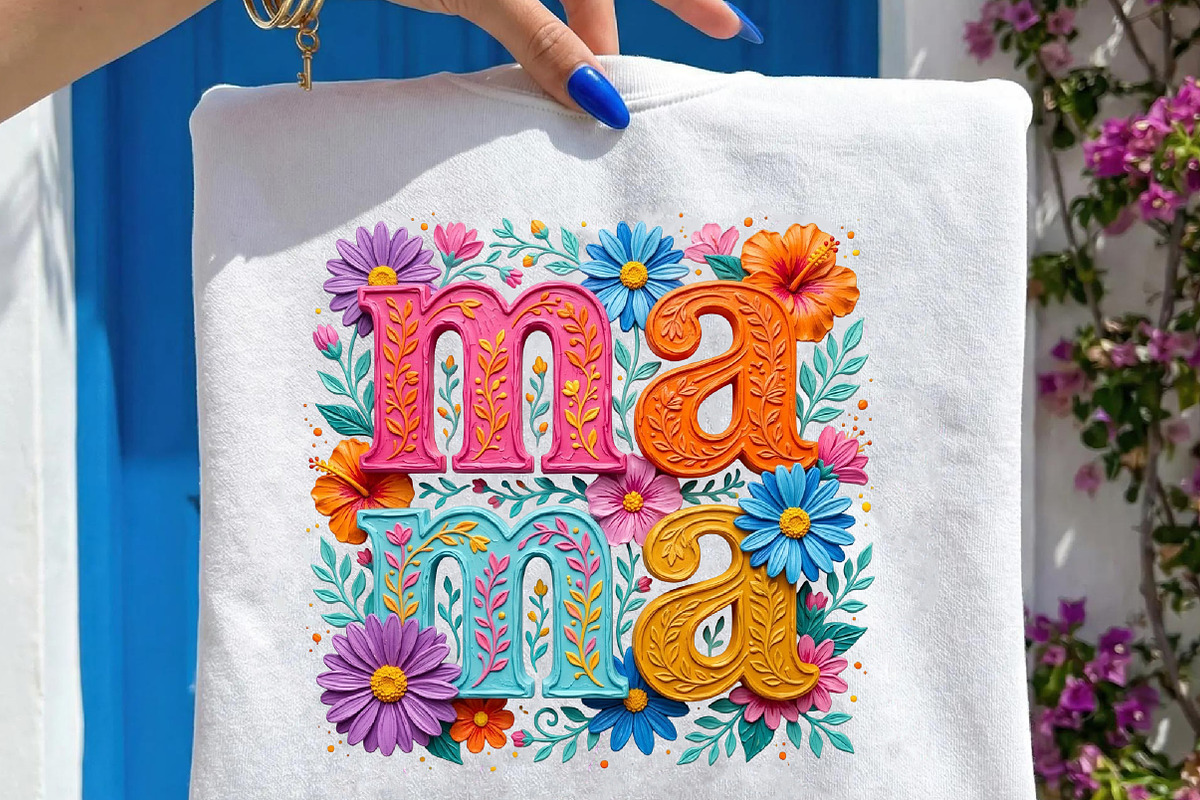 Floral Mama Png Brushstroke Mama Des, an Illustration by Designworld (Photo 1 of 4)