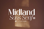 Midland Family (54 Fonts), a Sans Serif Font by Areatype (Thumbnail 1 of 10)