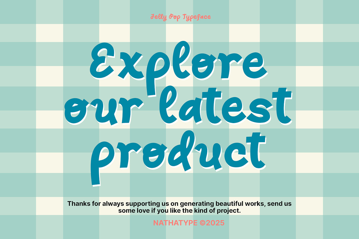 Jelly Pop, a Symbol Font by Nathatype (Photo 11 of 11)