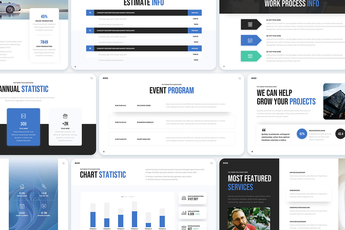 Bizzy Powerpoint Template Design, a Presentation Template by Pixel_Vision_Store (Photo 2 of 4)