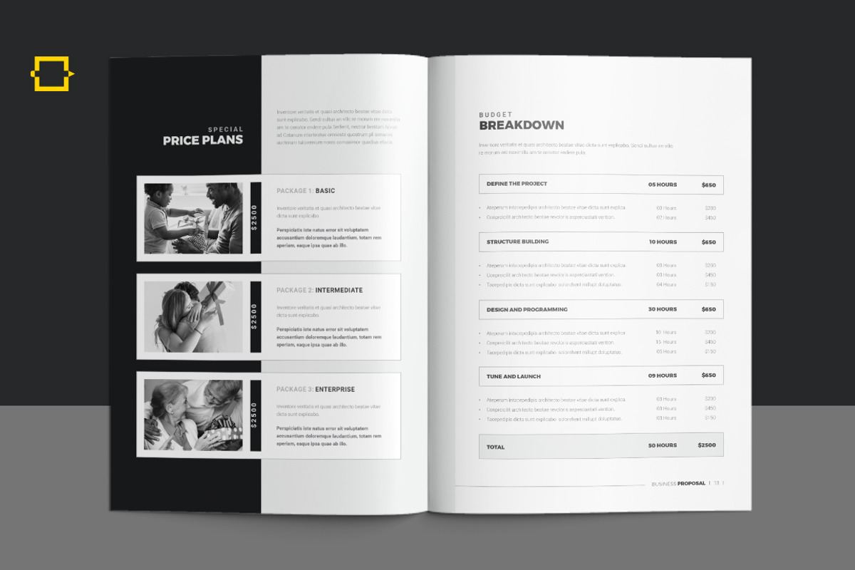 Business Proposal, a Brochure Template by DesignJanala (Photo 8 of 10)
