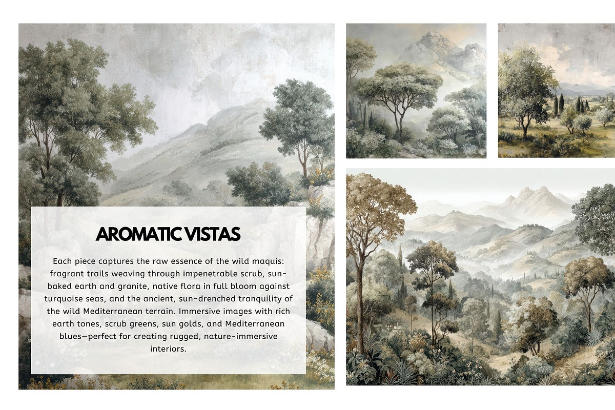 30+ Corsican Maquis Bundle, a Decorative Illustration by Virgo Studio (Photo 4 of 6)