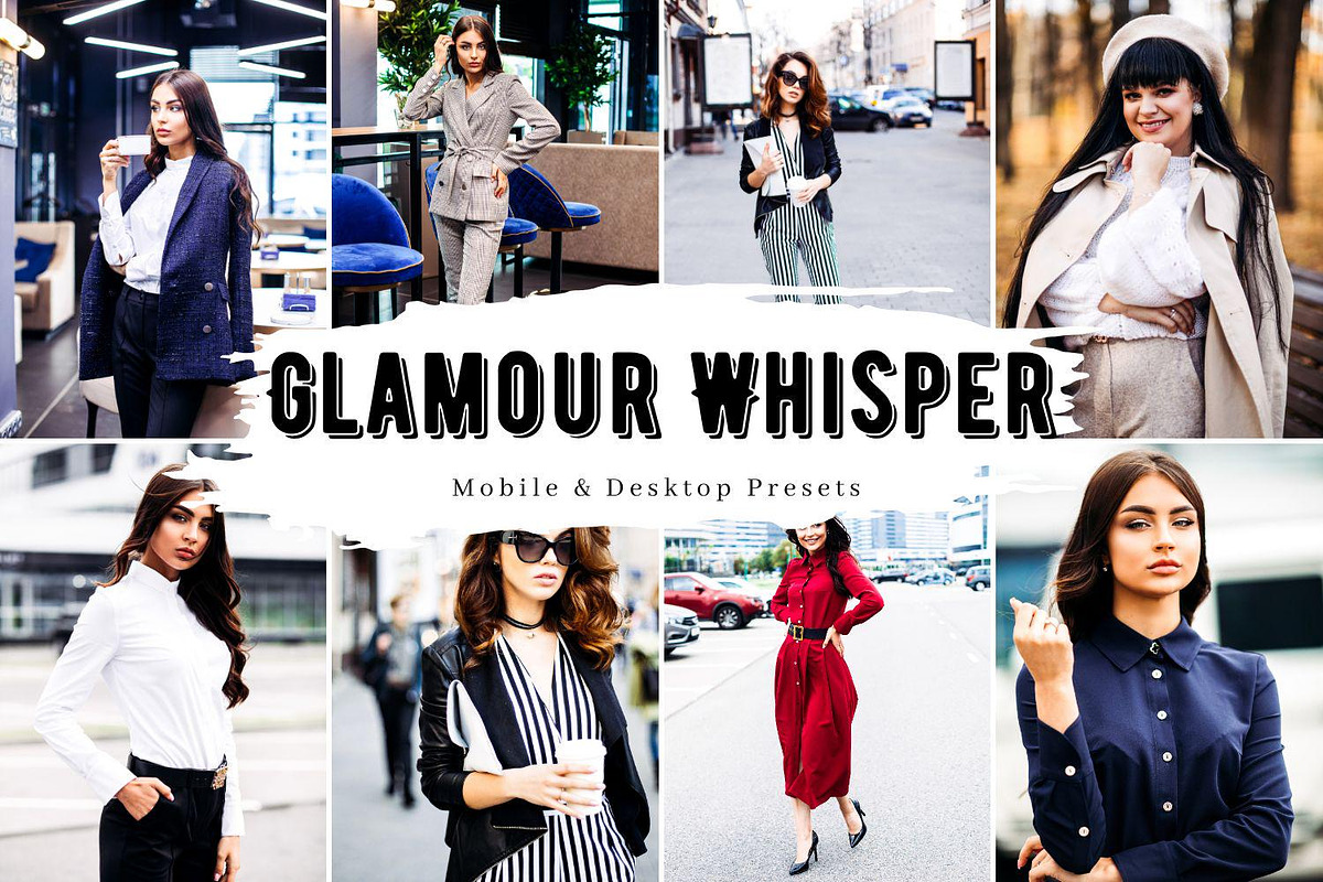 10 Glamour Whisper Lightroom Presets, a Preset Add-On by LucaTheme (Photo 1 of 9)
