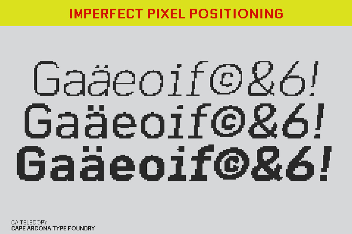 CA Telecopy B, a Sans Serif Font by Cape Arcona Type Foundry (Photo 4 of 15)