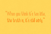 Iolanthe. Retro Handwritten Font., a Sans Serif Font by Wewhitelist (Thumbnail 12 of 13)
