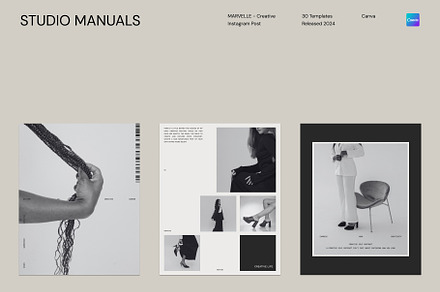 MARVELLE - Creative Instagram Post, a Social Media Template by Studio Manuals