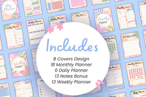 50 Canva Planner Templates