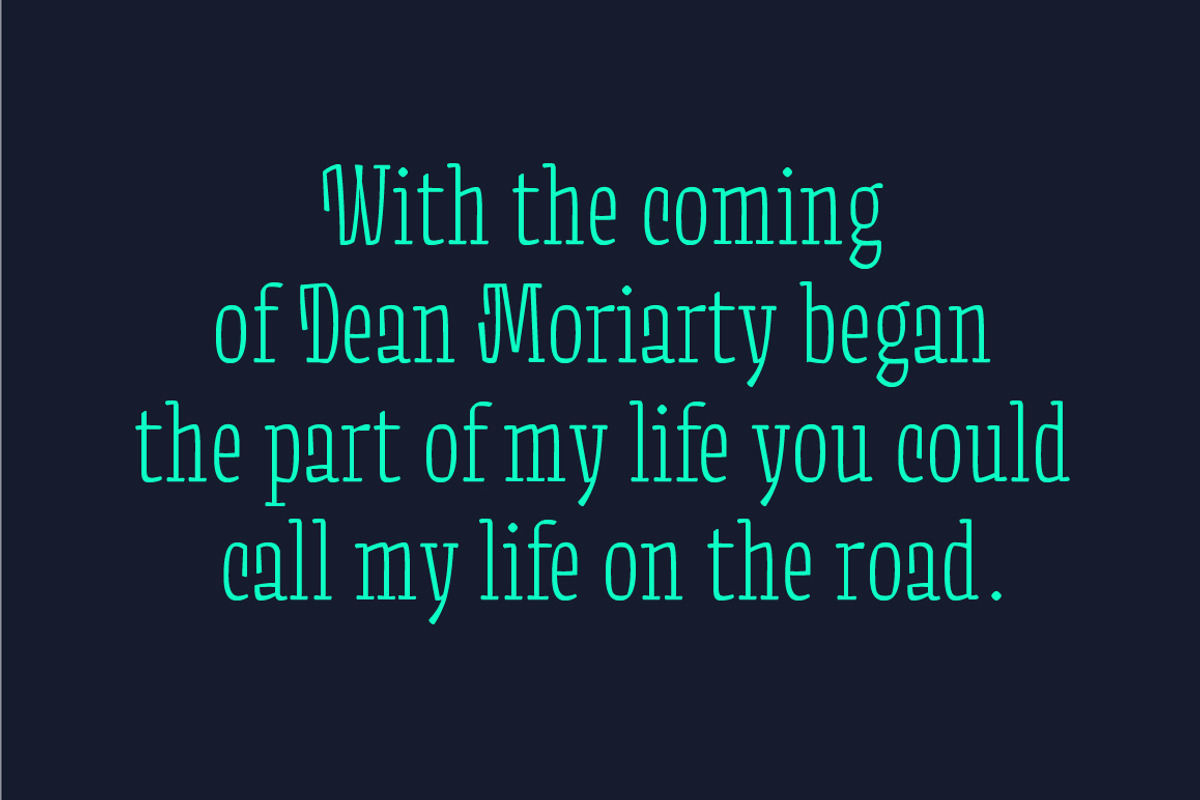 Minton52 font, a Serif Font by Yury Veselov (Photo 7 of 9)