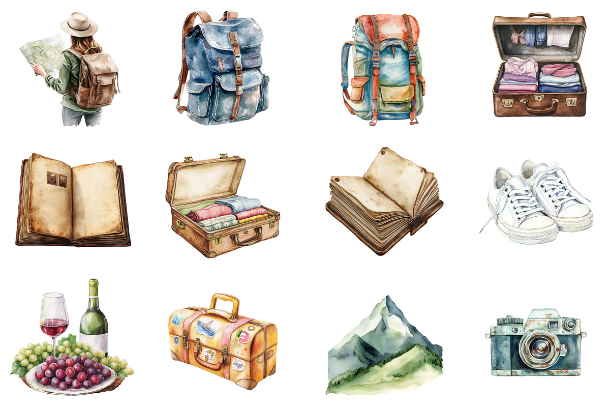 Worldwide Adventure Clipart, an Illustration by CitraGraphics (Photo 3 of 5)