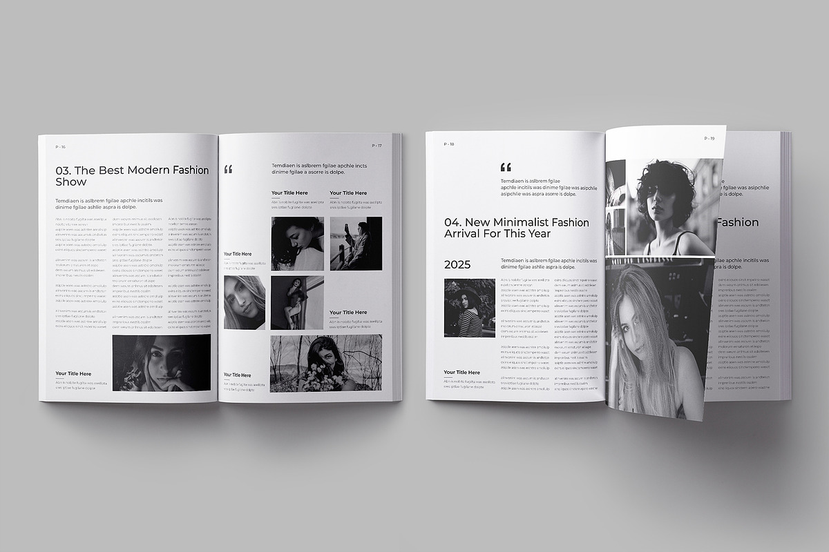 Magazine Template preview 7