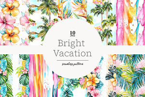 Tropical Summer Digital Paper