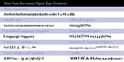 Artis, a Sans Serif Font by Wiescher-Design (Thumbnail 1 of 13)