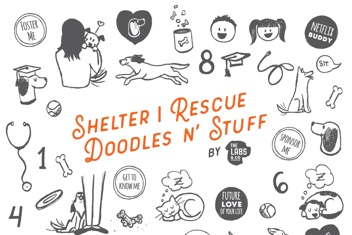 Shelter Rescue Doodles n' Stuff, an Illustration by The Labs & Co. (Photo 1 of 4)